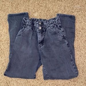 Paperbag waist black Pacsun mom jeans